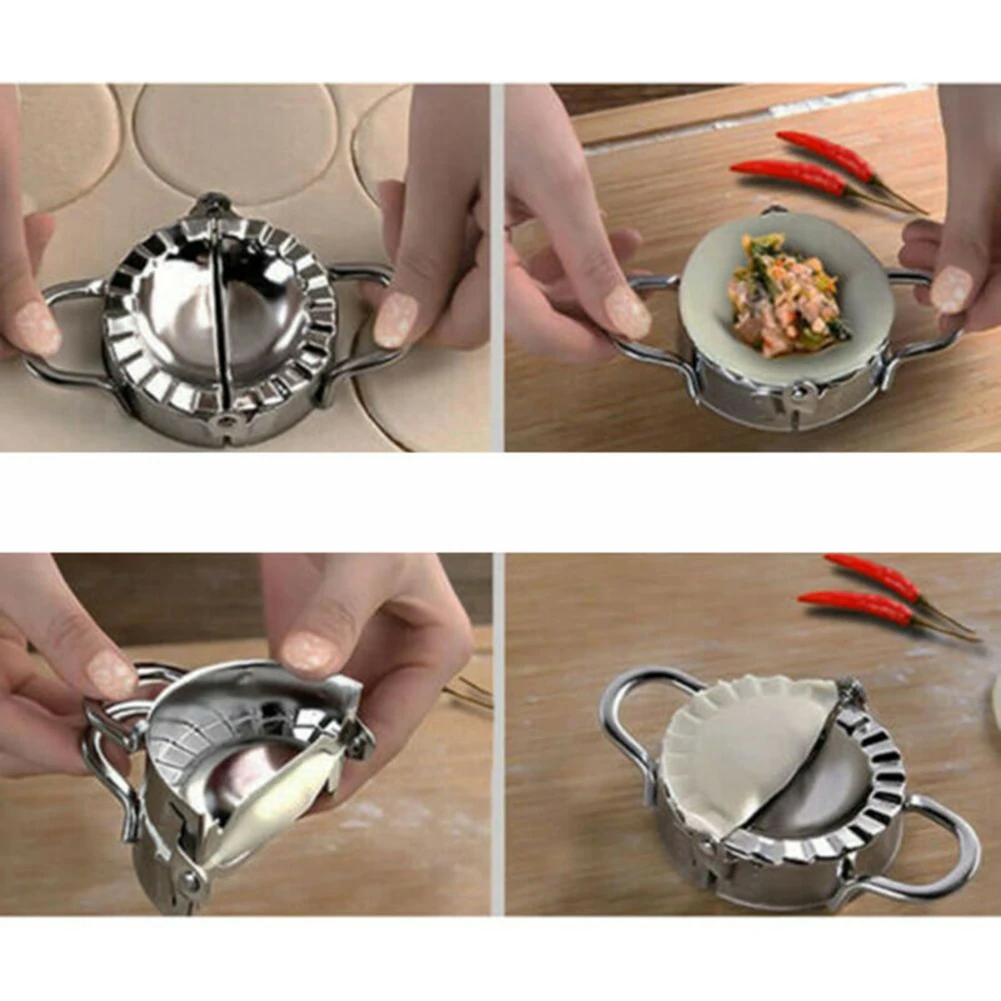 

Tool Dumpling Mould Pie Press Dough EmpanadaWrapper Large+Small+Skin Mold