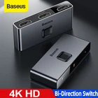 Baseus 4K HD переключатель HDMI-совместимый адаптер для Xiaomi Mi Box HD Переключатель 1x 22x1 для PS43 TV Box переключатель 4K HD двунаправленный переключатель