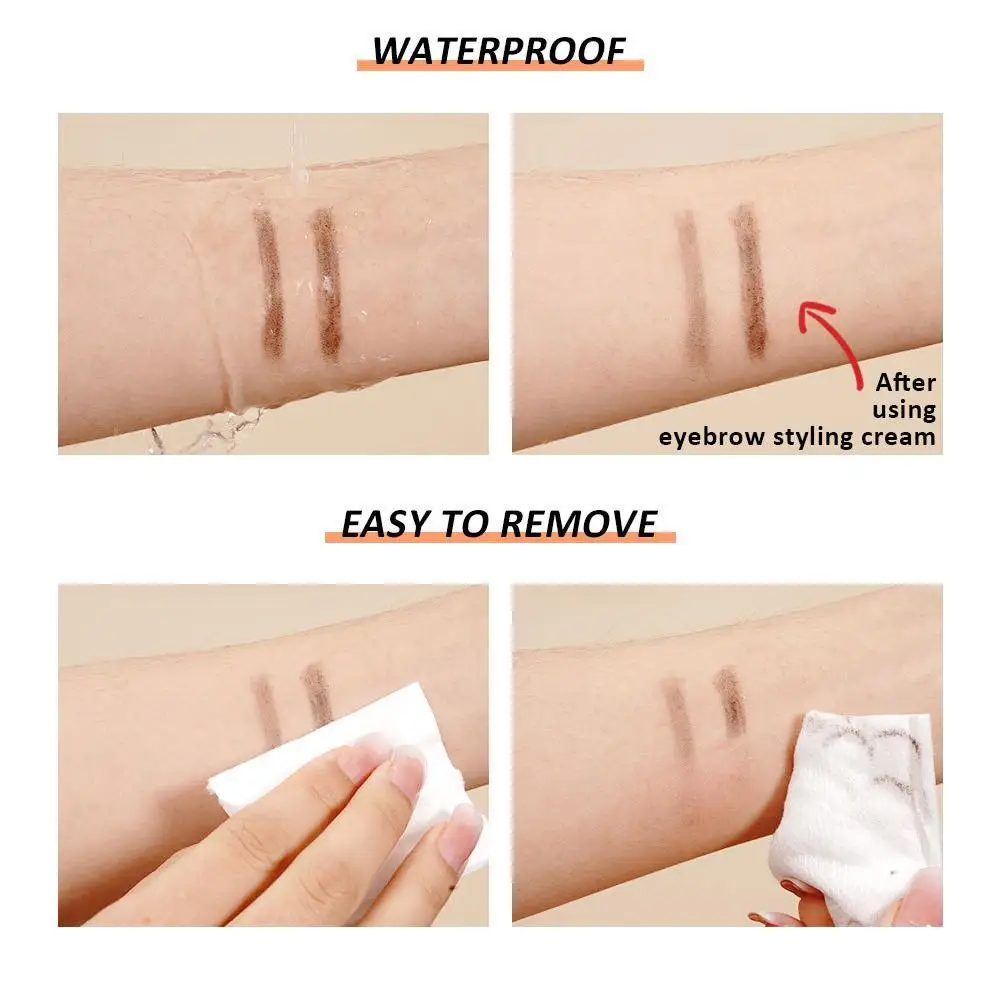 

1Pc Eyebrow Soap Wax With Trimmer Fluffy Feathery Eyebrows Pomade Gel For Eyebrow Styling Makeup Soap Brow Sculpt Lift