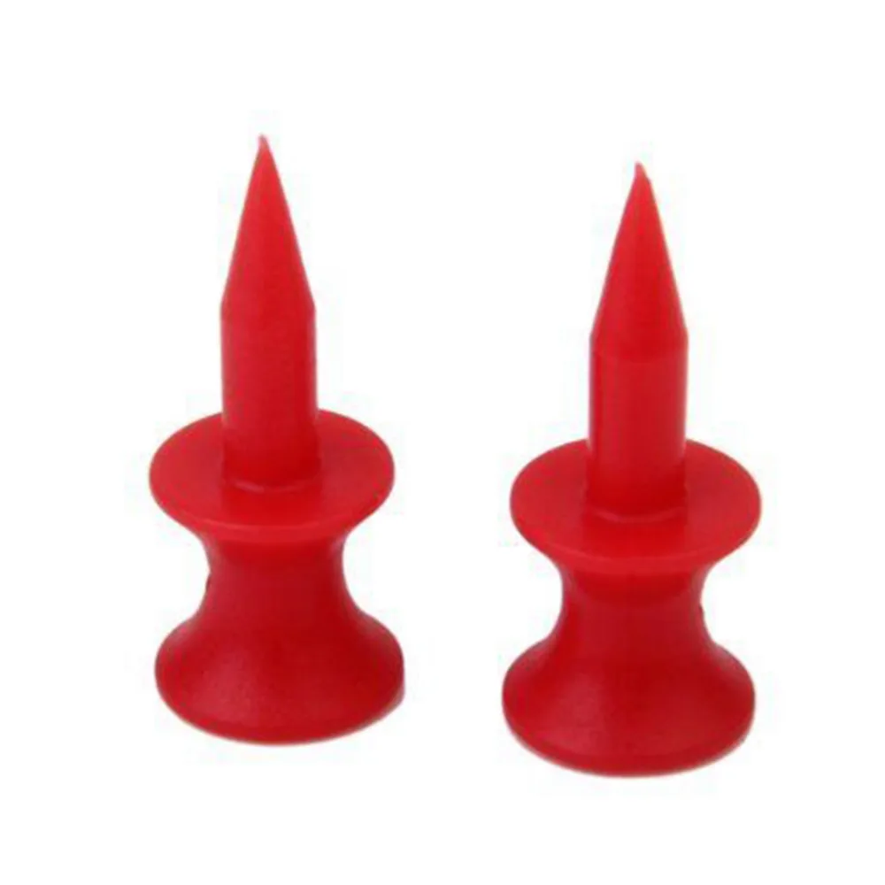 

High quality 100Pcs/Park 31mm 1.2" Plastic Castle Step Grad Golf Tees bulk Golfer Accessories