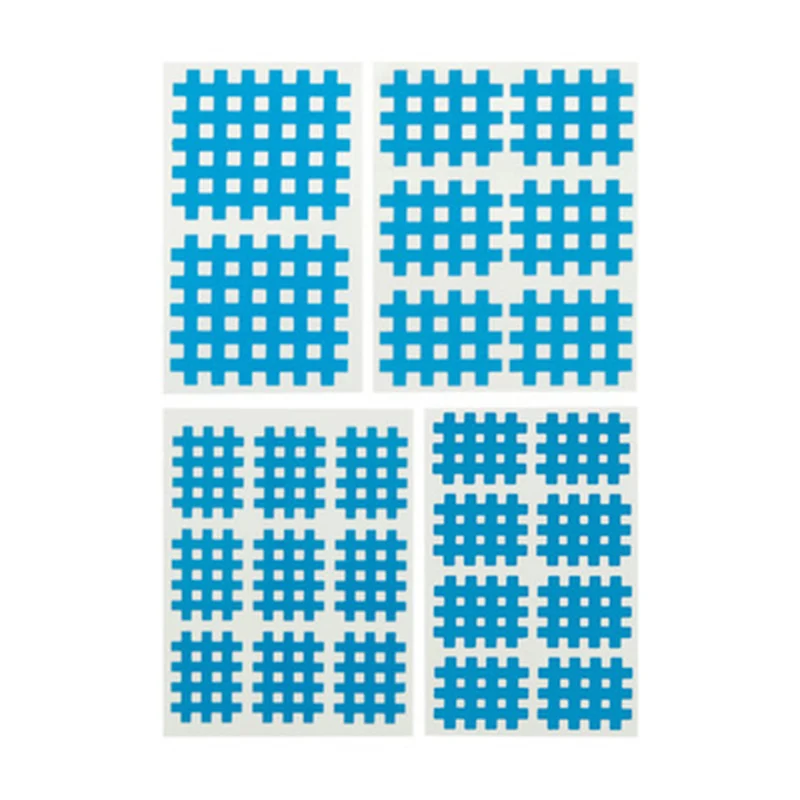 9 шт./лист спиральная крестообразная кинезиологическая лента 3 х4 мм|Налокотники и