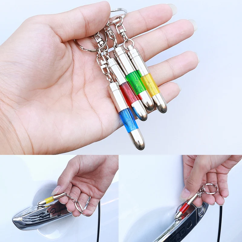 

1PC New Anti-Static Keychain Car Vehicle Antistatic Bar Secondary Discharge Eliminator Discharger Winter Supplies Anti Static