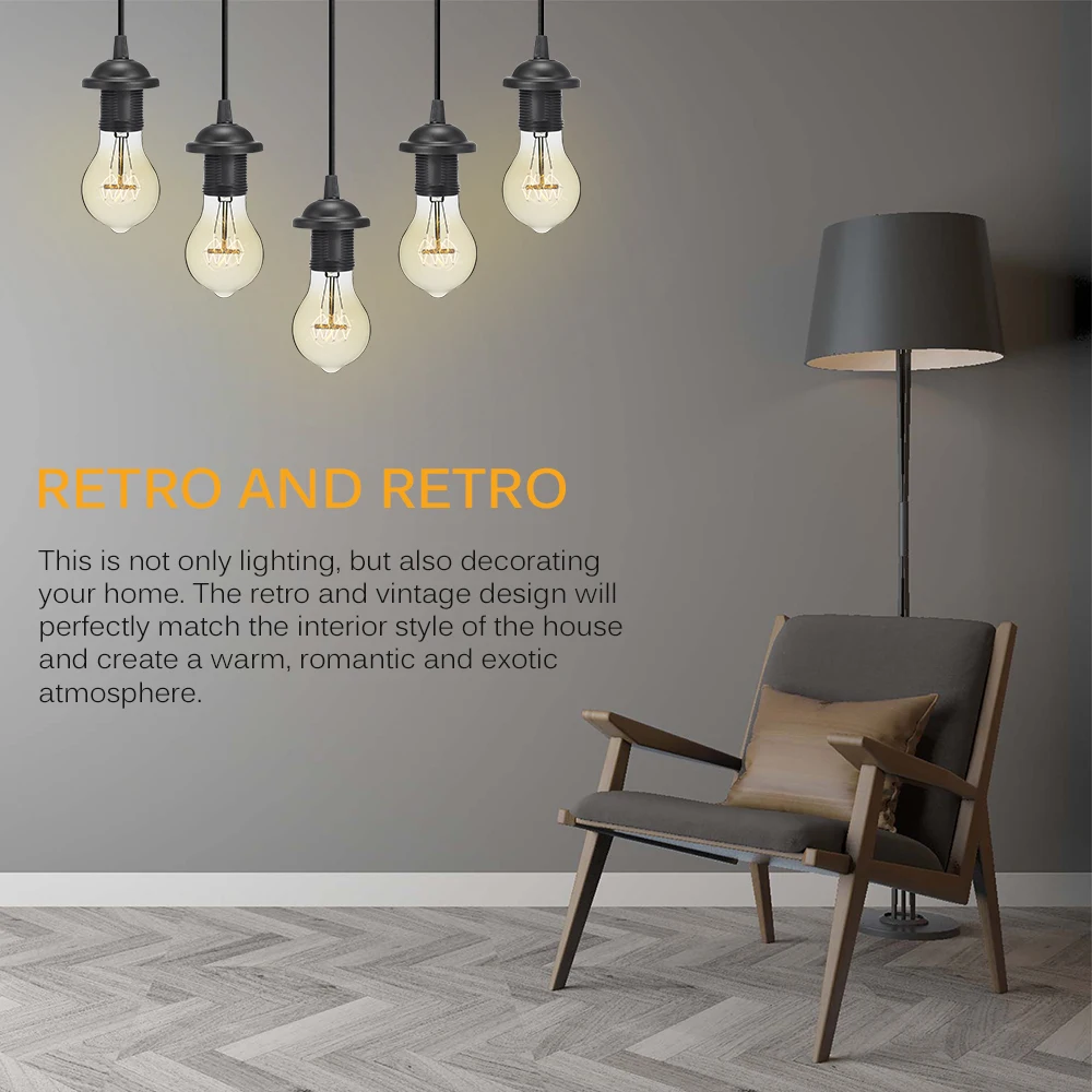 Люстра DIY Искусство потолочный светильник люстра лампа висит скандинавском