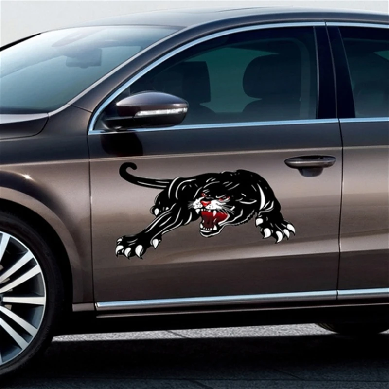 Животные виниловые наклейки на машину Тигр Авто для двери креативные автомобиля