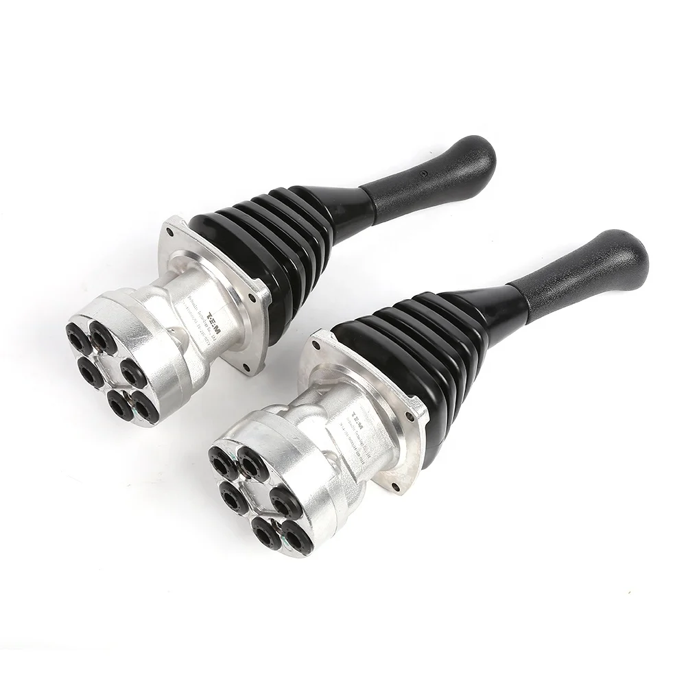 

for TEM Handle grip A8V55 Excavator Parts Hydraulic Joystick Control Valve Pilot Valve with 1 Button and 3 Buttons for kubota