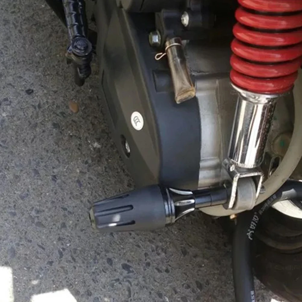 

2pcs Motorcycle Off Road Screw On Exhaust Pad Cover Accessories Metal Universal Falling Protectors Slider Anti Crash Frame