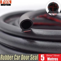 5 m16 4ft car door seal strip epdm rubber noise insulation anti dust soundproof seal adhensive for hyundai kia opel ford volvo