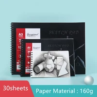 30 sheet a3a4a5 watercolor sketchbook paper for drawing painting color pencil book school art supplies high quality