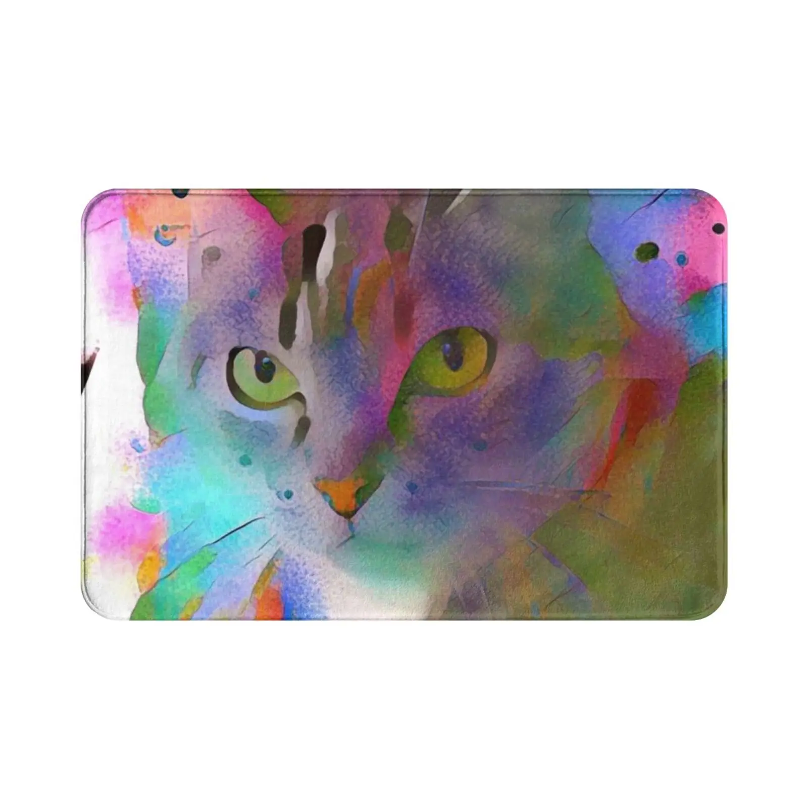 Ковер Pussycat мечты в розовом цвете #3 коврик подушка Мягкие пастели акварельные