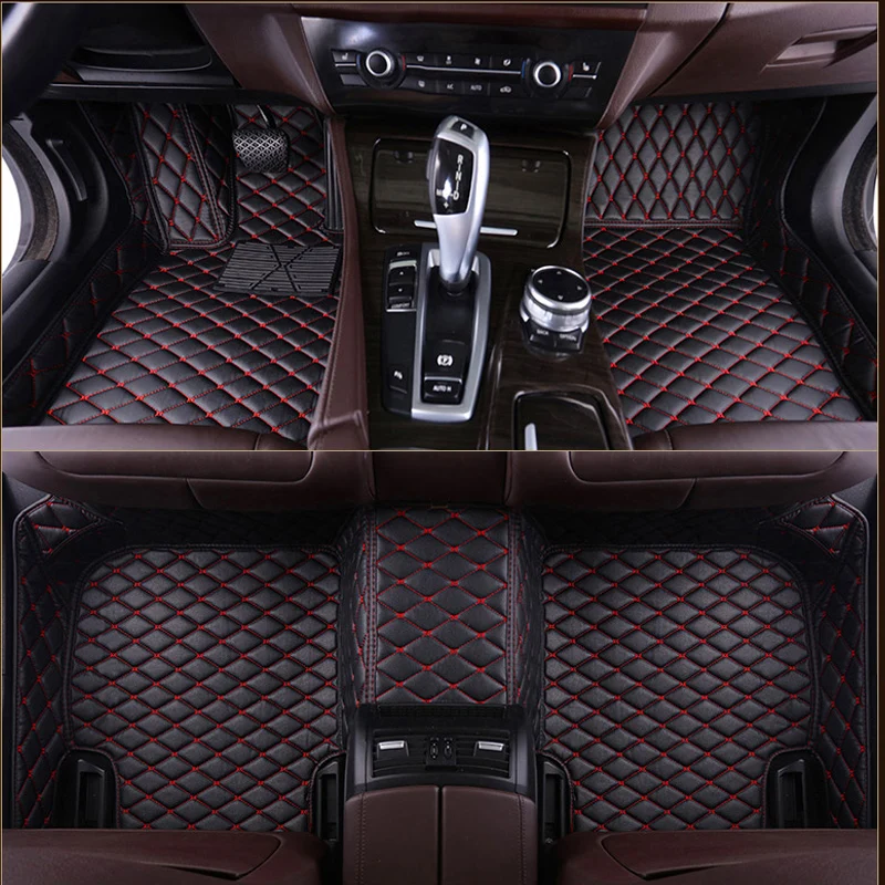 car floor mats for Acura All Models MDX RDX ZDX RL TL ILX TLX CDX accessories AUTO sticker Custom foot Black/Red/beige | Автомобили и