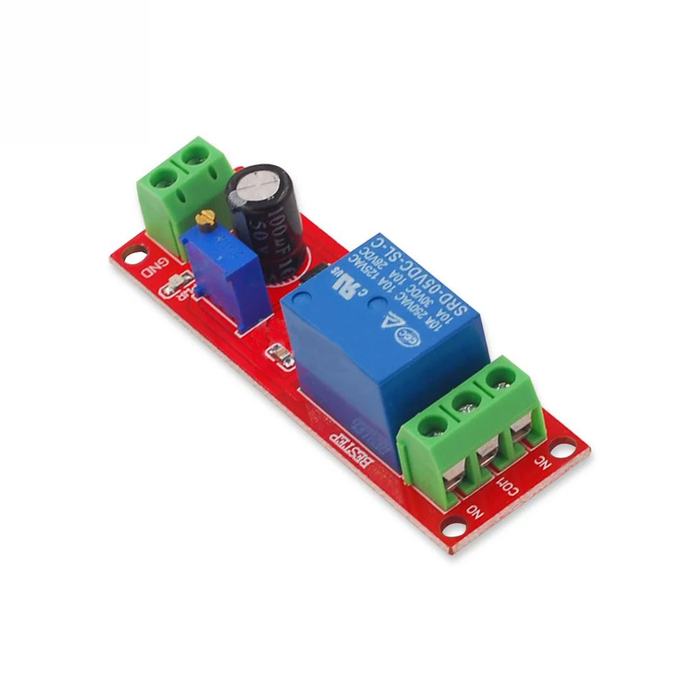 Реле времени с задержкой 12В NE555 защитное реле переключатель управления таймером