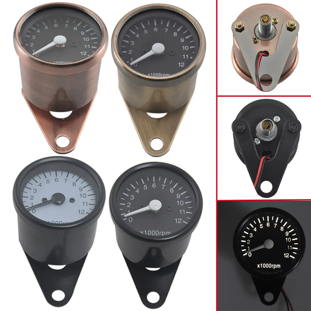 Тахометр для мотоцикла 12 В со светодиодной подсветкой|Инструменты| |