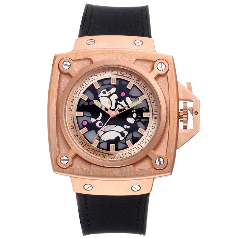 Часы наручные Skone мужские с ремешком из ПУ кожи Брендовые повседневные модные