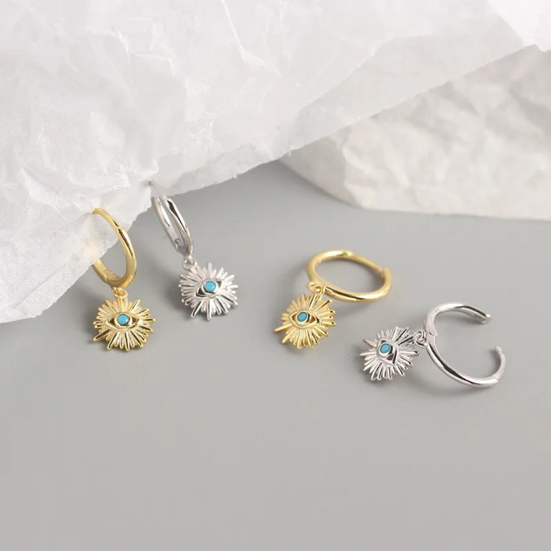 Серьги-гвоздики WANTME женские круглые ювелирные украшения из настоящего серебра 925