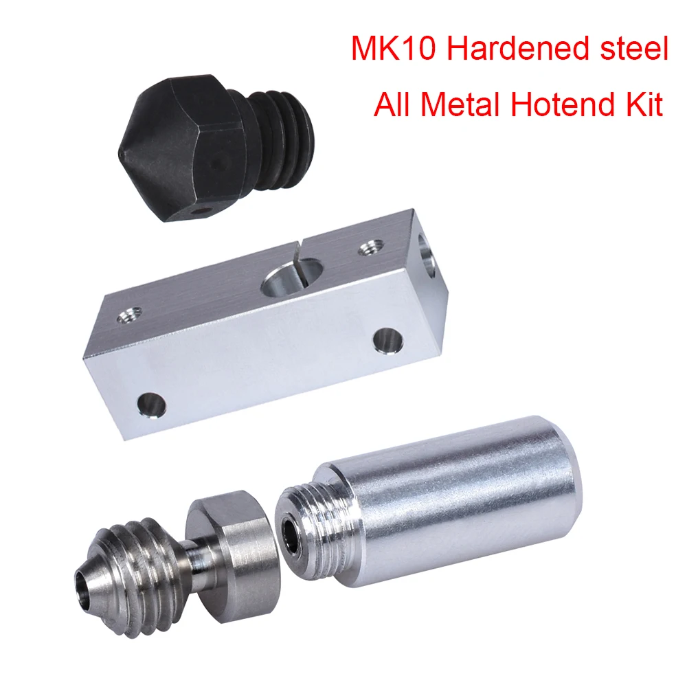 Высококачественный микро Швейцарский MK10 цельнометаллический комплект Hotend