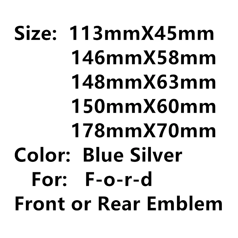 Синий серебристый АБС пластик передняя головка капот задний бампер багажник