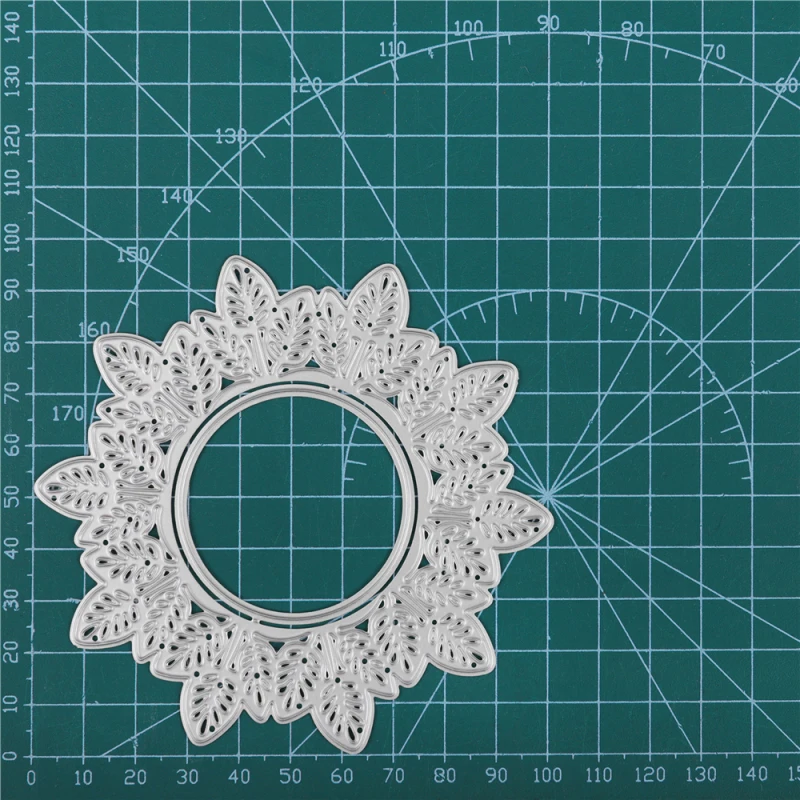 

DiyArts flowers lace circle for diy scrapbooking die cuts edges blade punch stencils dies 2020 embossing folders for card making