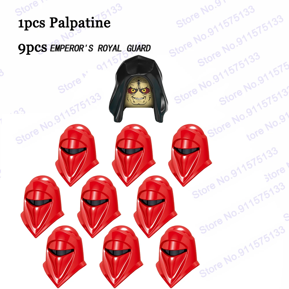 10 шт. темная сила Дарт Сидиус Император Палпатин с королевской гвардии собрать