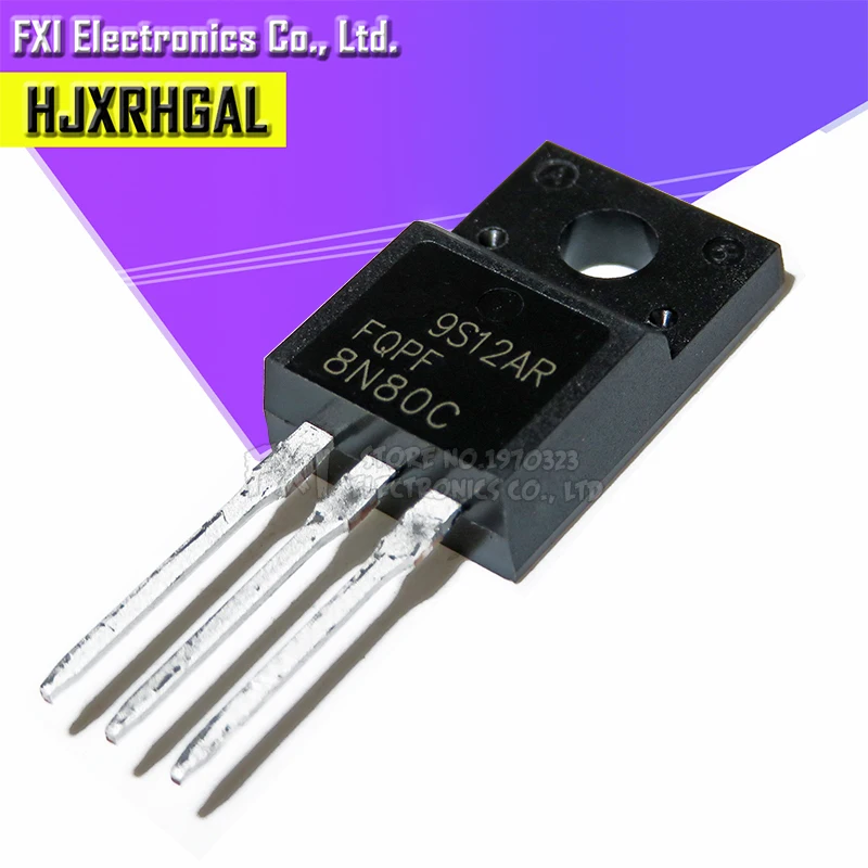10 шт. FQPF8N80C 8N80C TO-220 8N80 TO220 MOS FET tr новый оригинальный
