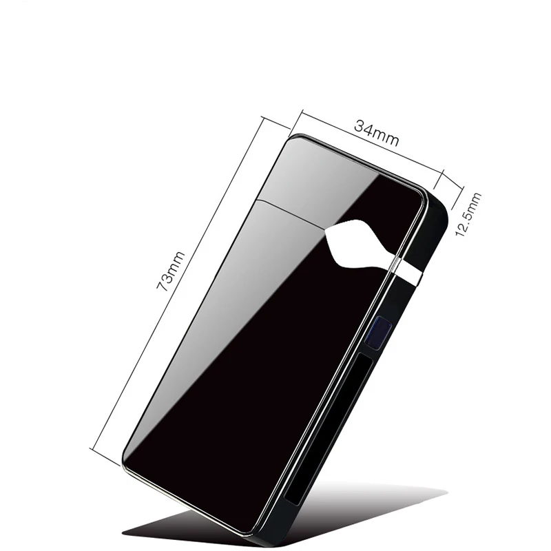 Новая ветрозащитная двухдуговая Зажигалка беспламенная электронная заряжаемая