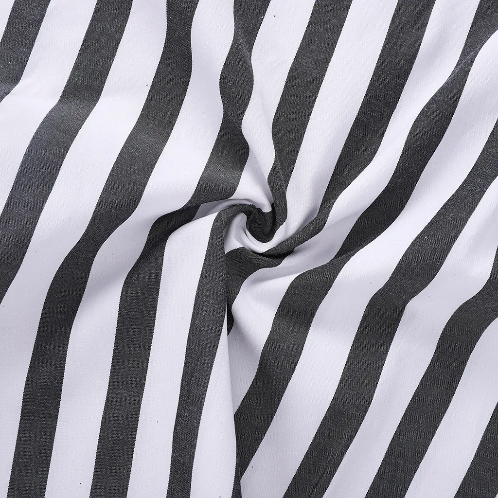 2019 Летняя Повседневная полосатая Лоскутная футболка с круглым вырезом и