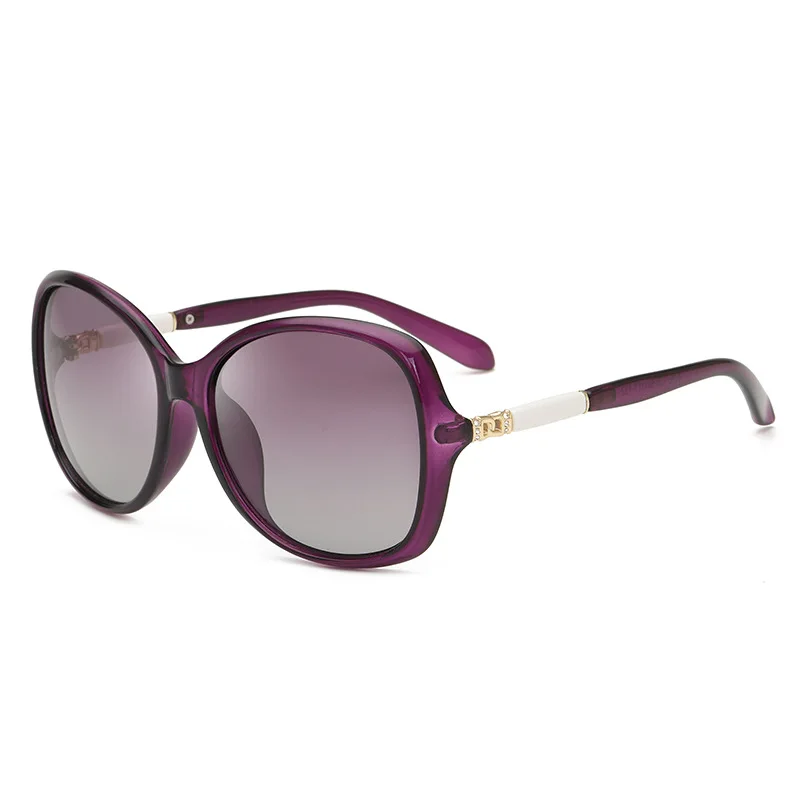 2019 поляризованные женские солнцезащитные очкив ретро стиле круглые зеркальные