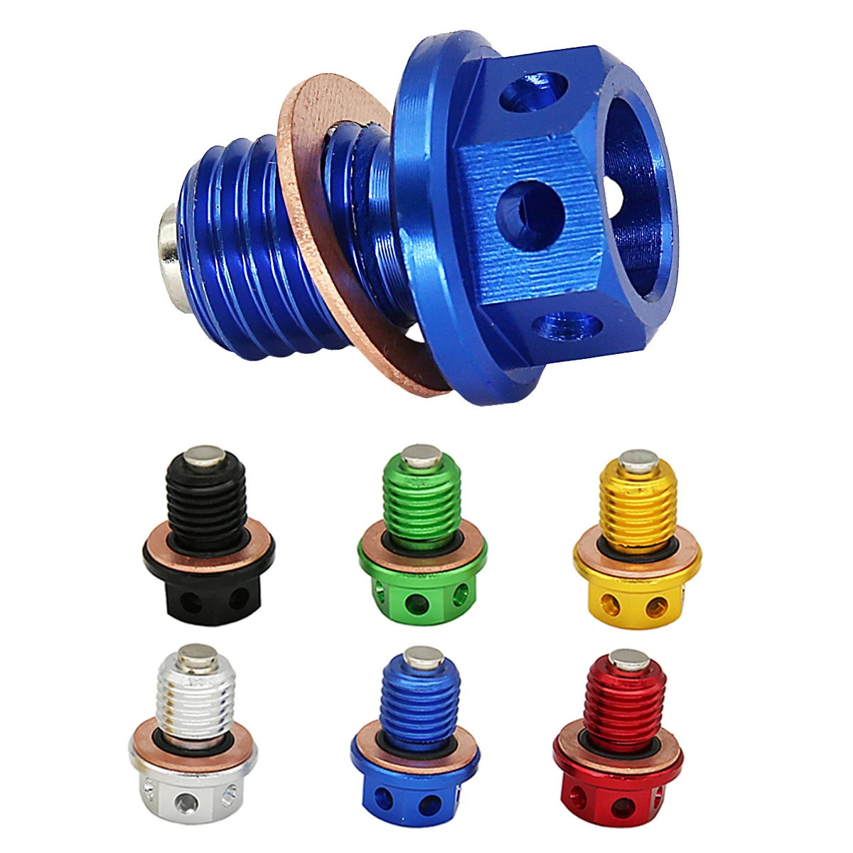 Магнитный болт для слива масла M12xP1.5 винт Yamaha YZF-R3 YZF-R25 YZ250 YZ250X XT250X WR250R WR250X Serow 250 |