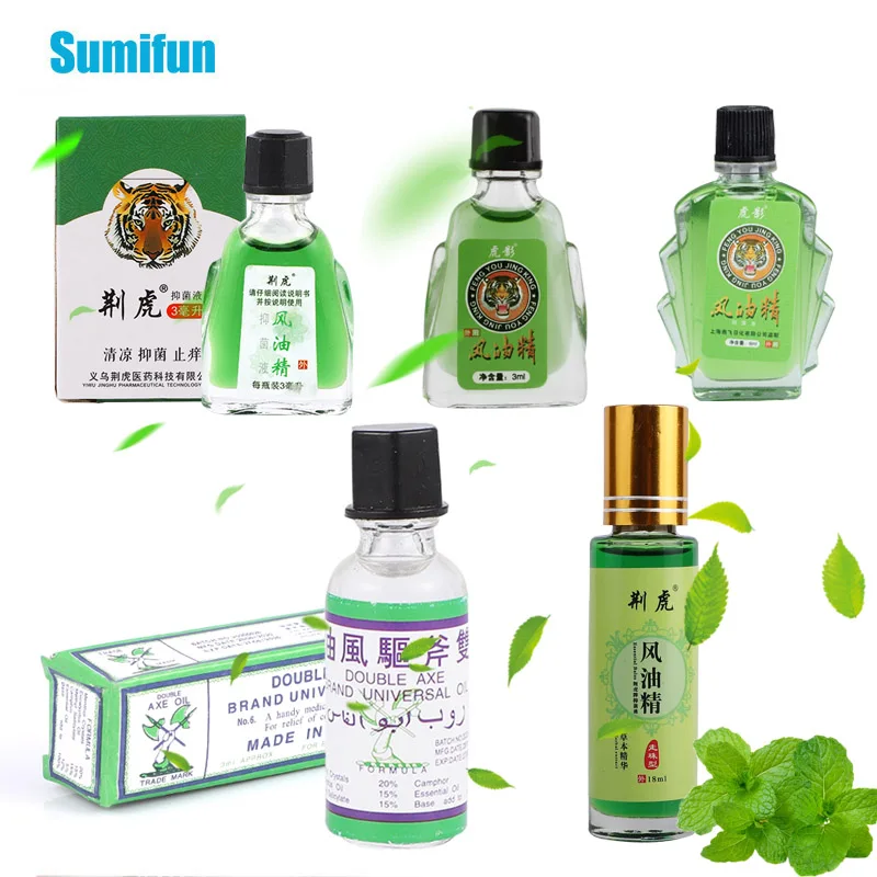 

5Types Tiger Balm Cooling Oil Mint Cream Relieve Cold Headache Dizziness Mosquito Bites Itching Ointment Refreshing Care Plaster