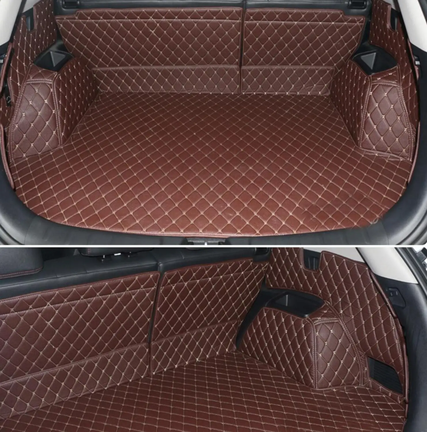fiber leather car trunk mat for changan cs75 2014 2015 2016 2017 2018 2019 car accessories