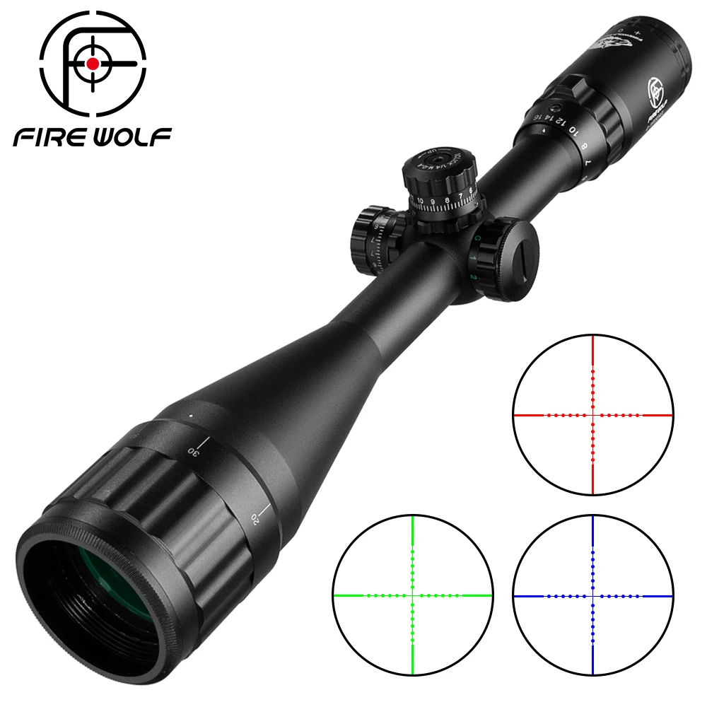 Охотничья снайперская винтовка FIREWOLF 4 16X50 тактический Оптический красный зеленый