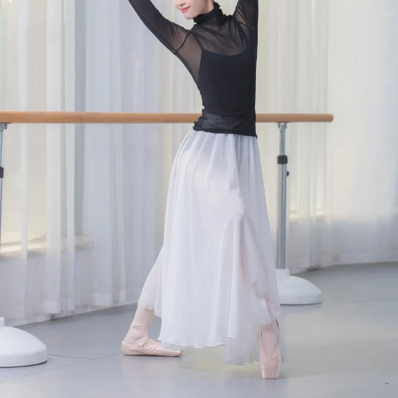 2019 балетная юбка женская шифоновая длинная танцевальная платья для женщин