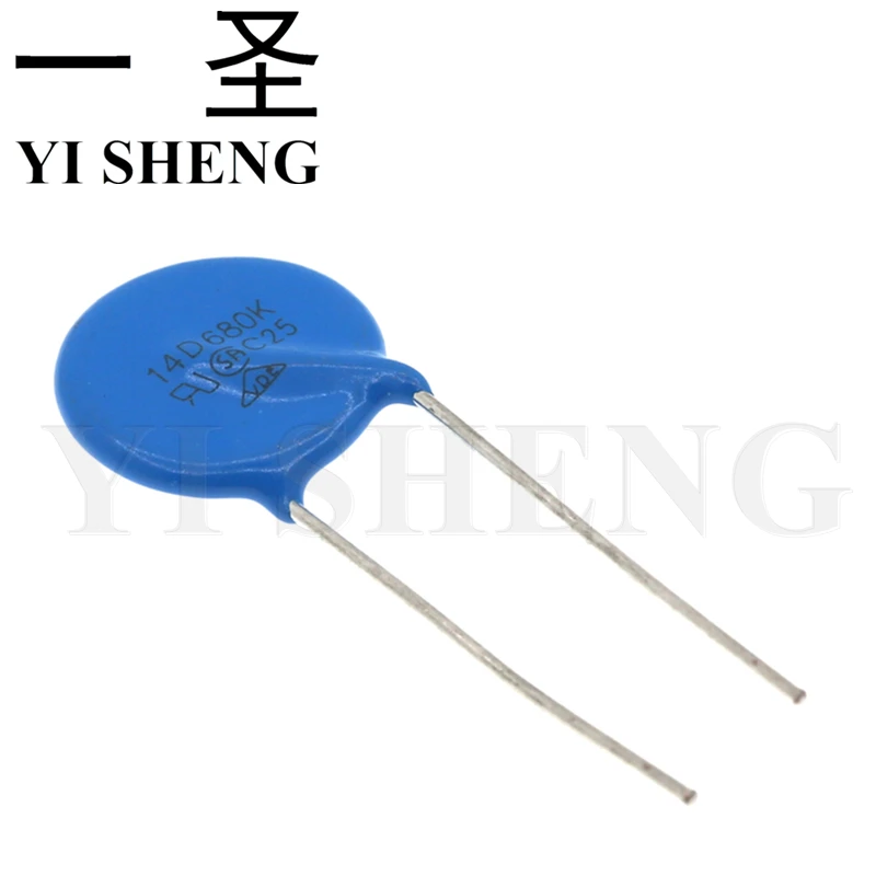 

10pcs varistor 14D680K 68V piezoresistor 14D680
