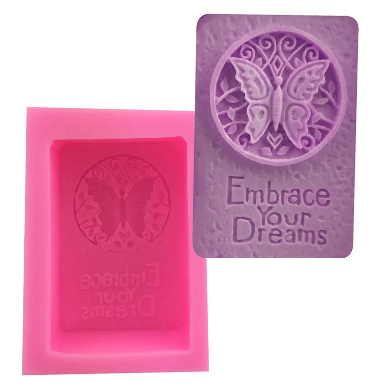 1 шт. прямоугольная силиконовая форма для мыла ремесла ручной работы 3D в виде