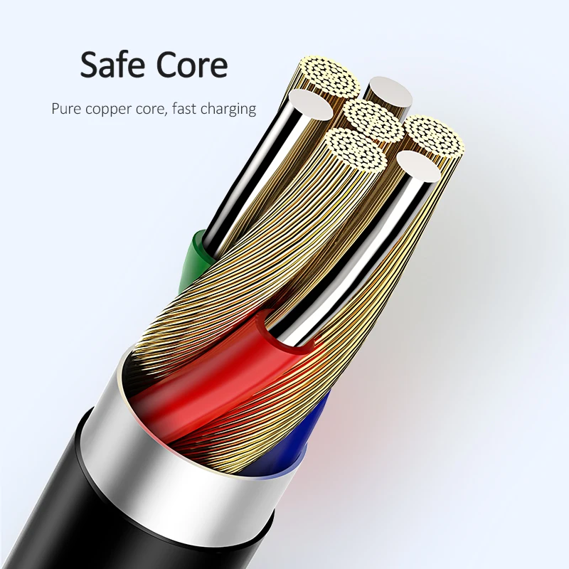 USAMS Micro usb кабель 0 25 м 1 Кабель microusb для Xiaomi Huawei Android micro мобильного телефона шнур