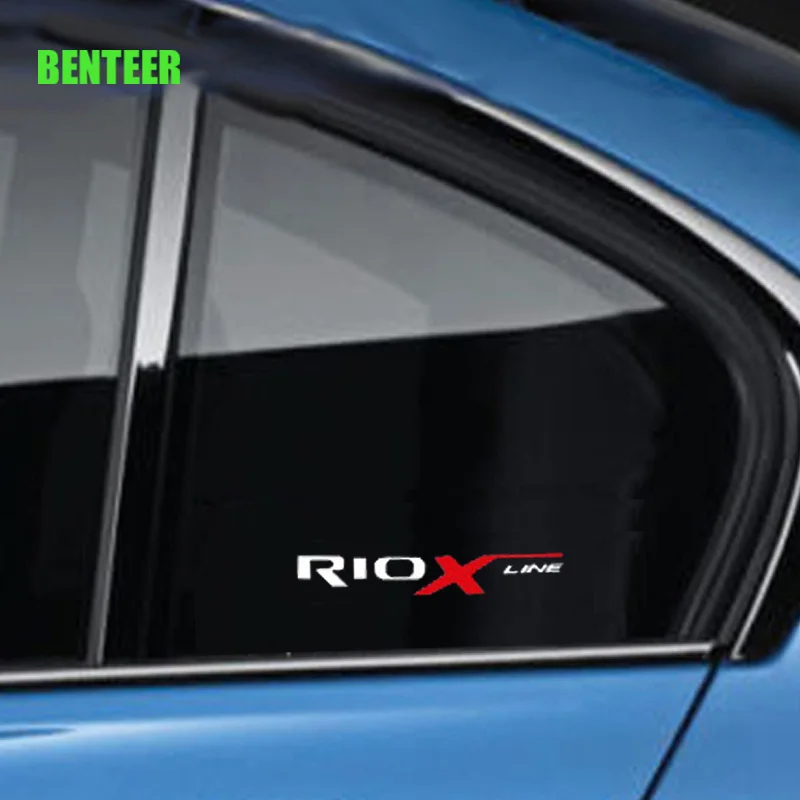 

2pcs KK car side body sticker For Kia RIO RIO X LINE