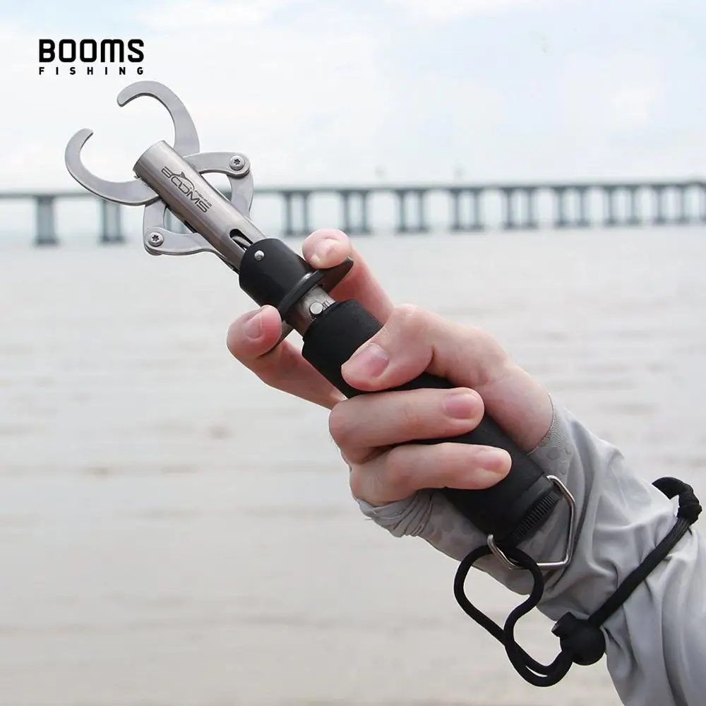 Booms рыболовная Рыба захват и удерживание рыбы с плотным захватом|fish fishing|fish gripperboom