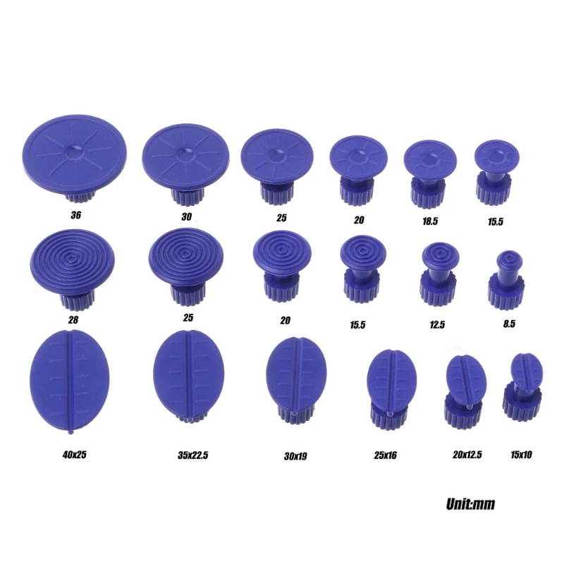 

Car PDR Tools Paintless Dent Repair Tools Dent Removal Dent Puller Tabs 18 Taps G99F
