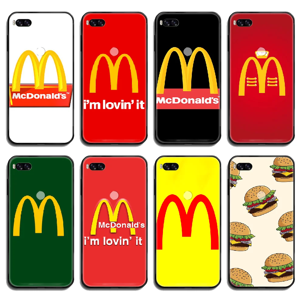 Mcdonalds чехол для телефона с картофелем фри корпус Xiaomi Redmi Mi Note 3 5 6 8 9 A1 2 Max3 Mix2 X SE Lite Pro