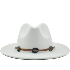 Шляпа фетровая для мужчин и женщин, фетровая Федора с широкими полями, с ремнем и пряжкой, цвет черныйрозовый, размеры до XL