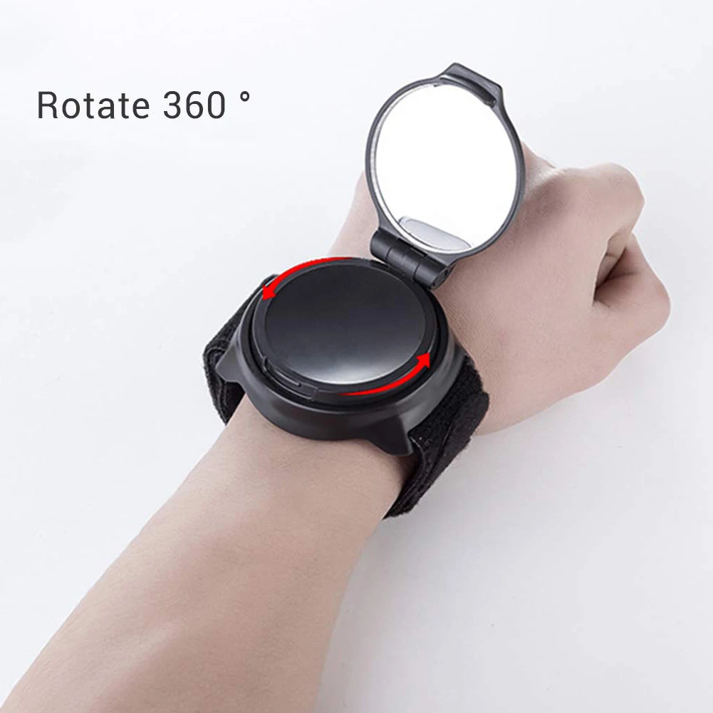 

New Bike Mirror Bicycle Back Mirror Cycling 360 Degree Rotate MTB Arm Wrist Strap Rear View Bike Accessories Bicycle Rearview