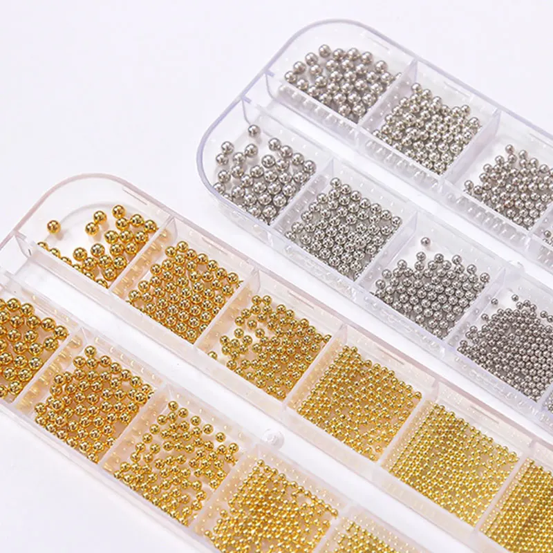 

3D бусины для ногтей розовое золото смешанные цвета Икра крошечные шпильки самодельные драгоценные камни микро ювелирные изделия 12 жилет де...