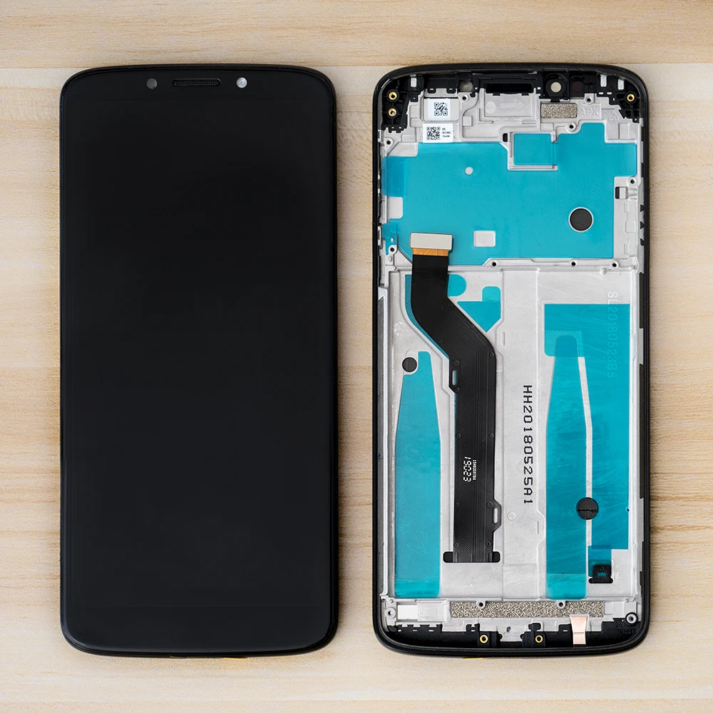 Оригинальный ЖК-дисплей для Motorola Moto E5 Plus xt54 сенсорный экран дигитайзер с рамкой