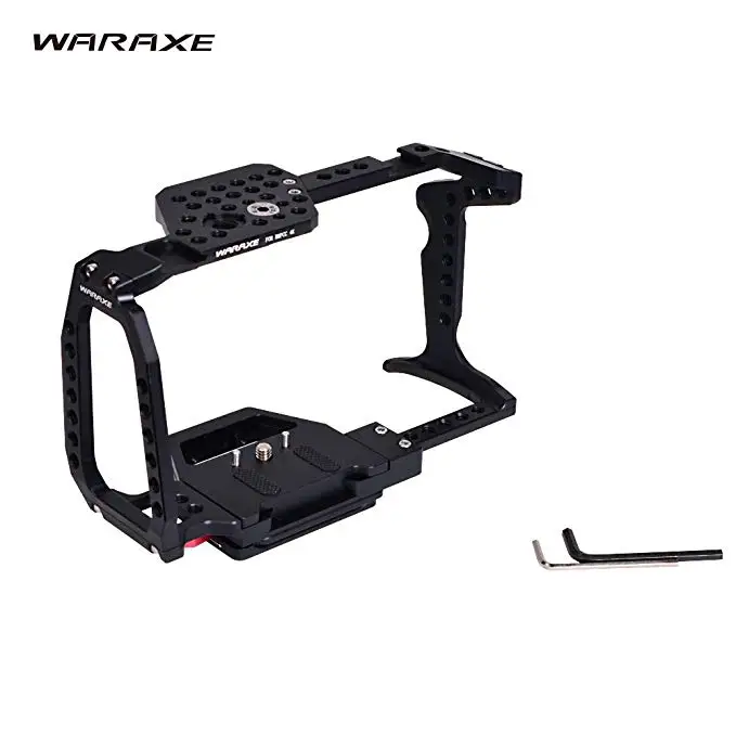 Клетка WARAXE BMPCC 4k встроенная QR пластина подходит для Arca Swis полная клетка
