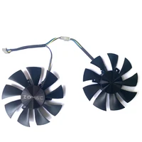 2pcs 85mm ga91s2h dc 12v 0 35a 4pin cooler fan replacement for otac geforce gtx 1060 amp edition gtx 1070 mini graphics card fan