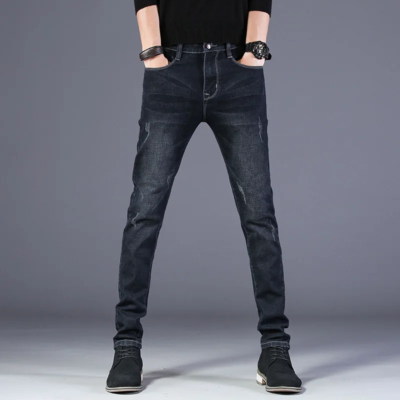 

Джинсовые брюки, джинсы мужские джинсы для мужчин, обтягивающие классические дизайнерские брюки, повседневные обтягивающие прямые осенние...