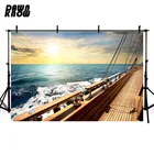 DAWNKNOW солнце фон для фотосъемки с изображением морской волны раскрывается с помощью палуба фотографический фон для студийной фотосъемки в свадебном стиле для детей в стиле вечеринки в честь Дня Рождения lv1627