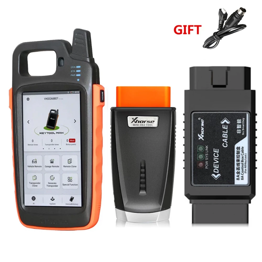 Программатор ключей Xhorse VVDI Key Tool Max Remote с Mini OBD 8А адаптер для не smart Toyota всех
