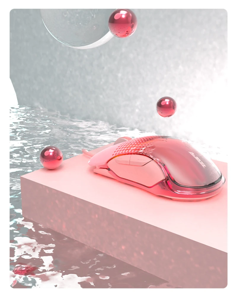Black Jaguar AJ358 E-sports mouse game dedicated desktop computer notebook mouse pink girl cute machinery cherry girl heart E-sp