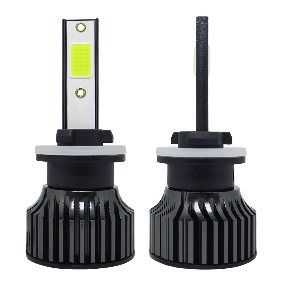 

72W Auto Lamps Fog Lights12V H7 Mini Led Car Headlight H4 Bulb H8 H1 H3 H11 HB3 9005 Green Lemon LED HB4 9006 880 881 COB Chip