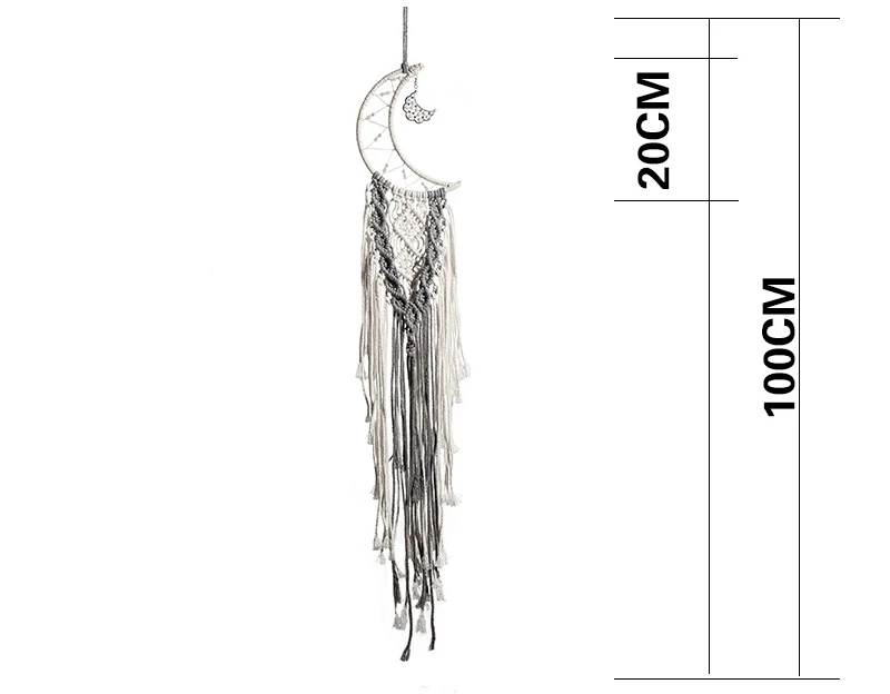 

Europe Handmade Weave Tapestries 100%cotton Moon Pendant Creative Home Decor Living Room Tapestry Pendant Room Wall Decoration